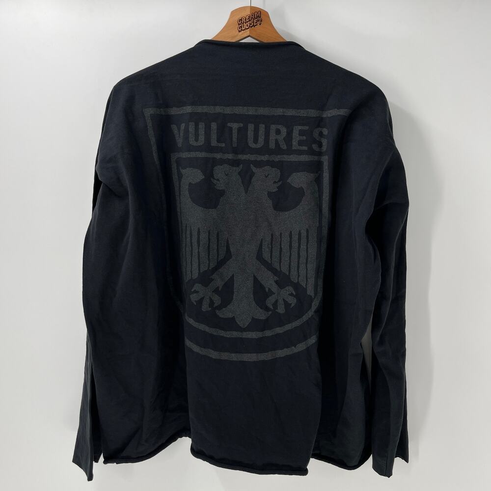 Kanye West Yeezy Season YZY Vultures Logo Long Sleeve Tour Merch Tee size 1 S/M